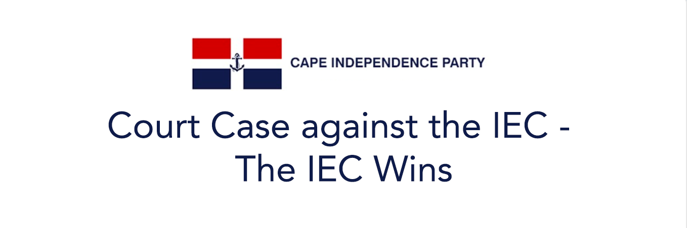 Court Case against the IEC the IEC Wins